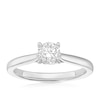 Thumbnail Image 1 of Engagement Ring Platinum Round Cut Solitaire 0.50ct Diamond Ring