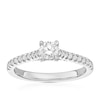 Thumbnail Image 1 of Engagement Ring Platinum Diamond Set Shoulders Solitaire 0.50ct Diamond Ring