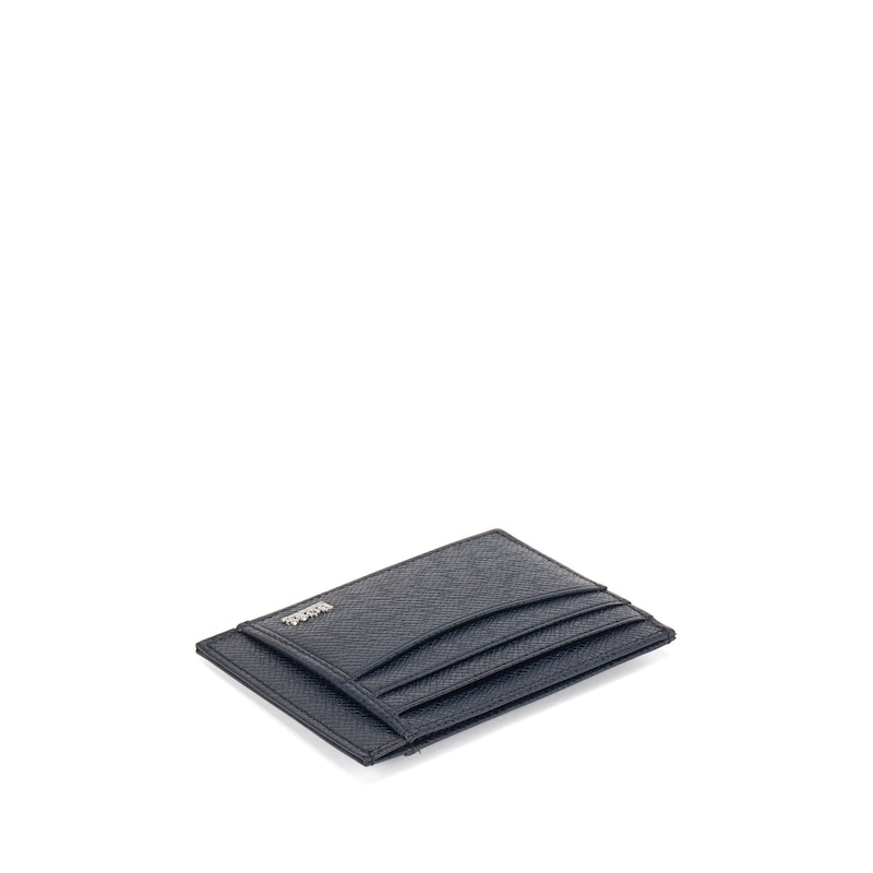 Main Image 3 of BOSS Textured Grey Leather Card Holder