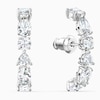 Thumbnail Image 1 of Swarovski Tennis Deluxe Crystal Rhodium Plated Cuff Earrings