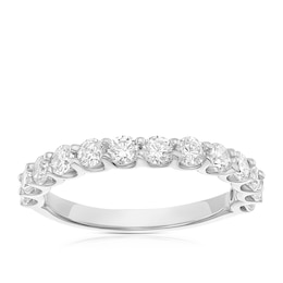 Platinum Prong Set Eternity 1ct Diamond Ring