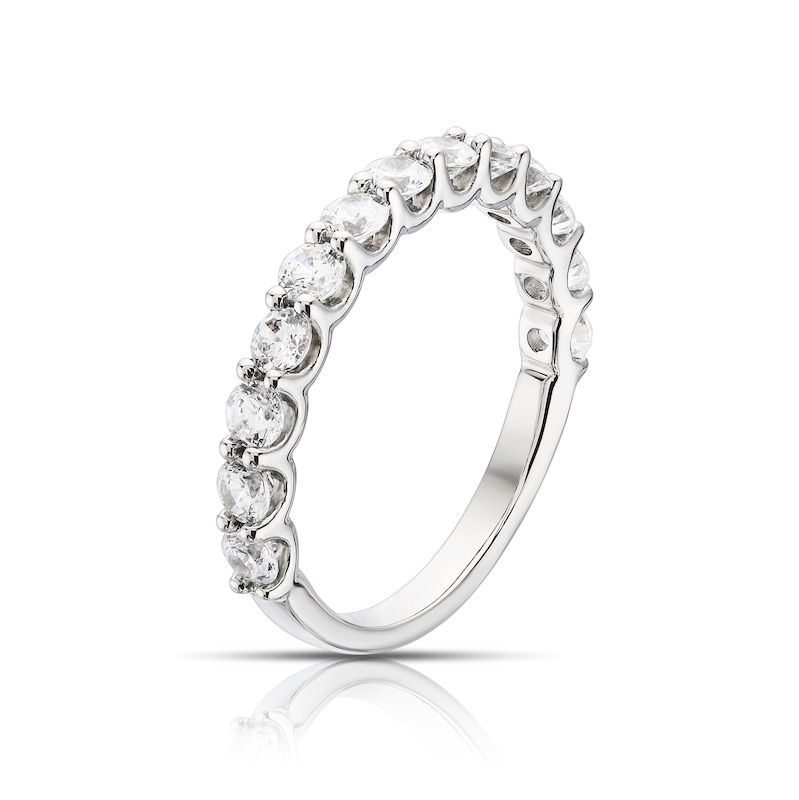 Main Image 2 of Platinum Prong Set Eternity 1ct Diamond Ring