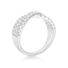 Thumbnail Image 2 of Platinum Crossover 1ct Diamond Ring