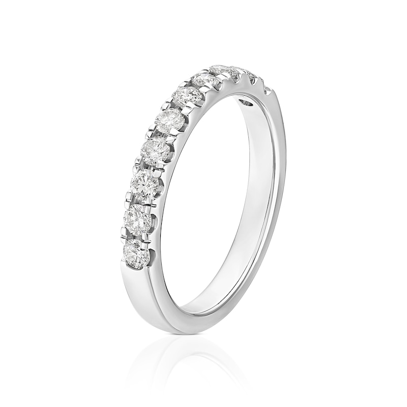 Main Image 2 of Platinum Prong Set Eternity 0.50ct Diamond Ring