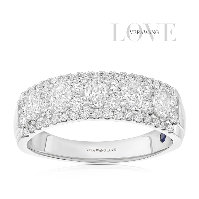 Main Image 1 of Vera Wang Platinum Eternity 1ct Diamond Ring