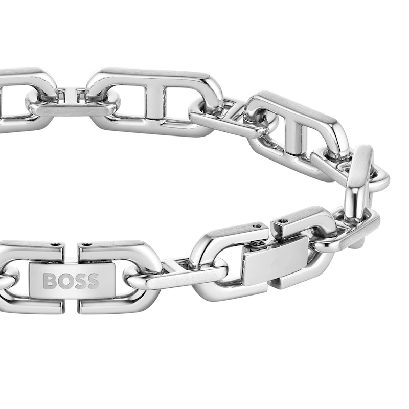 Main Image 2 of BOSS Kode Men's Stainless Steel 7.5" HB Chain Bracelet