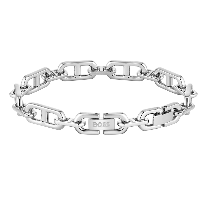Main Image 3 of BOSS Kode Men's Stainless Steel 7.5" HB Chain Bracelet