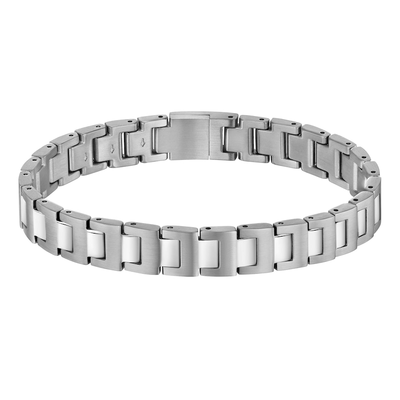 Main Image 3 of BOSS Candor Men's Stainless Steel 7.5" Linked Bracelet