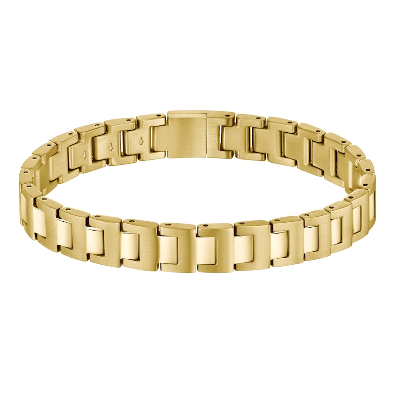 Main Image 3 of BOSS Candor Men's Gold IP 7.5" Linked Bracelet
