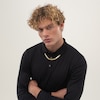 Thumbnail Image 5 of BOSS Kassy Men's Gold IP 20" Curb Chain Necklace