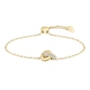 Thumbnail Image 1 of BOSS Live Precious Gold IP 6.9" Interlinking Circle Bolo Bracelet