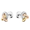 Thumbnail Image 1 of BOSS Harmonie Tri Tone 10mm Knot Stud Earrings