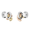 Thumbnail Image 2 of BOSS Harmonie Tri Tone 10mm Knot Stud Earrings