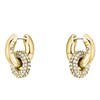 Thumbnail Image 1 of BOSS Live Precious Women's Gold IP 14mm Crystal Huggie Earrings