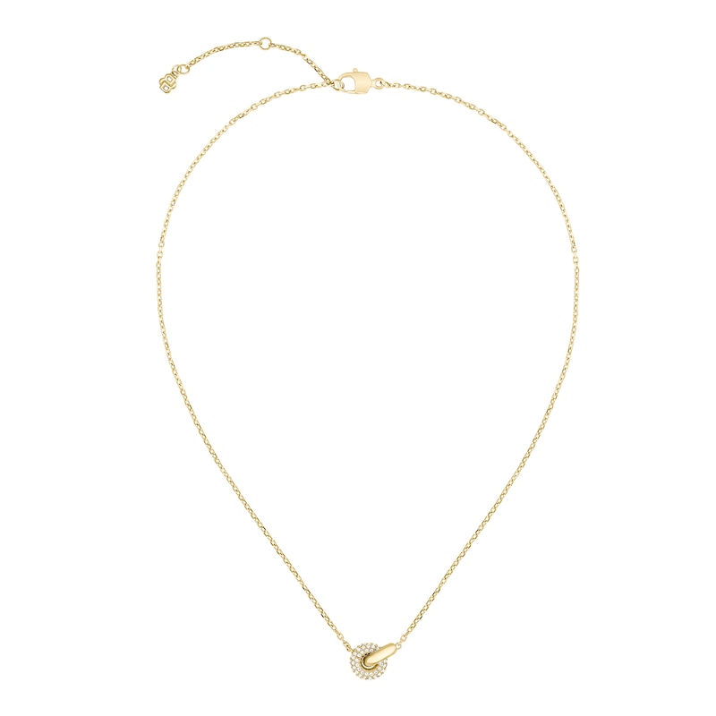 Main Image 3 of BOSS Live Precious Women's Gold IP Interlink Circle Pendant