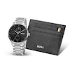 Thumbnail Image 2 of BOSS Tyler Stainless Steel Watch & Leather Card Holder Gift Set