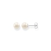 Thumbnail Image 1 of Thomas Sabo Sterling Silver 7mm Cultured Freshwater Pearl Ear Stud Earrings