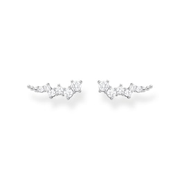 Thomas Sabo Sterling Silver & Zirconia Ear Climber Earrings