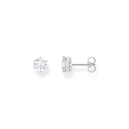 Thomas Sabo Sterling Silver & Zirconia Round Stud Earrings