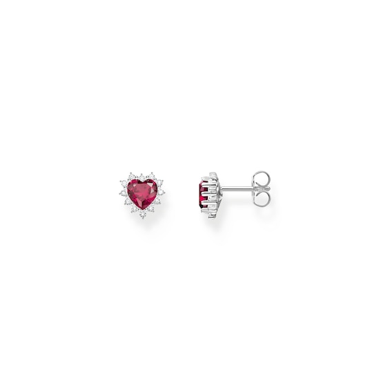 Thomas Sabo True Romance Sterling Silver and Lab Grown Ruby 