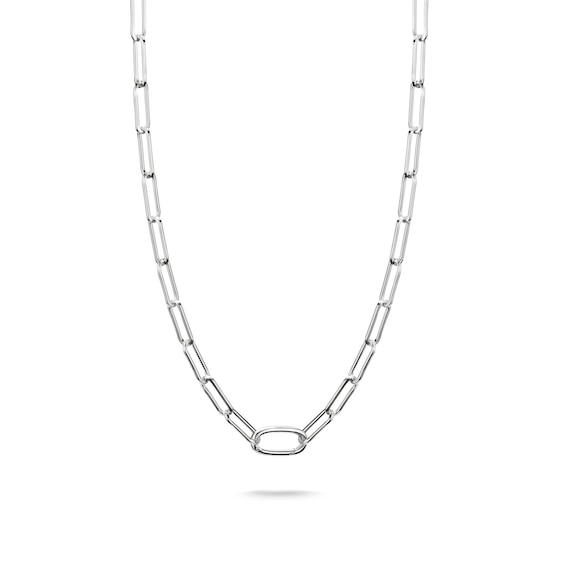 Women's Thomas Sabo Paper Link Sterling Silver Connect Charm Necklace