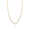 Thumbnail Image 1 of Thomas Sabo Paperclip 18ct Yellow Gold Plated Connect Link Charm Necklace