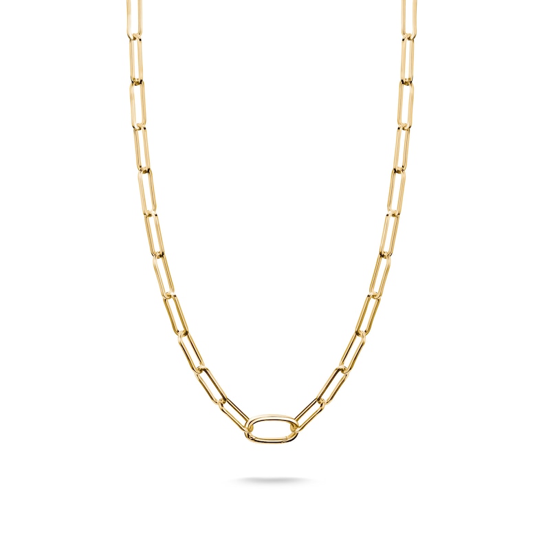 Main Image 2 of Thomas Sabo Paperclip 18ct Yellow Gold Plated Connect Link Charm Necklace