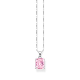 Thomas Sabo Heritage Sterling Silver & Pink Zirconia Necklace