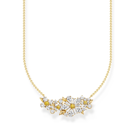 Thomas Sabo Daisy 18ct Yellow Gold Plated Flower Bouquet Pen