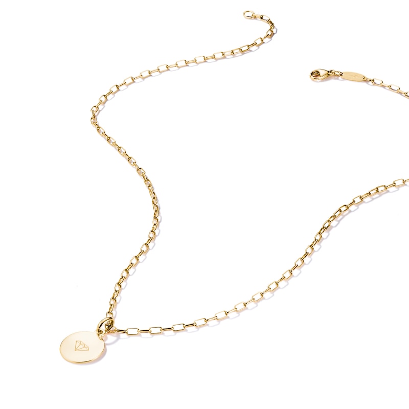 Main Image 1 of Thomas Sabo 18ct Yellow Gold Plated Paperclip Charm Club Connect Necklace