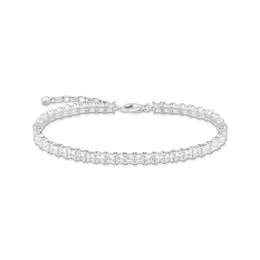 Thomas Sabo Heritage Glam Sterling Silver Zirconia Tennis Bracelet