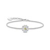 Thumbnail Image 1 of Thomas Sabo Blooming Skies Daisy Sterling Silver & Yellow Zirconia Bracelet
