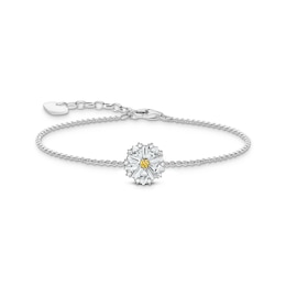 Thomas Sabo Blooming Skies Daisy Sterling Silver & Yellow Zirconia Bracelet