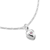 Thumbnail Image 2 of Thomas Sabo Sterling Silver Lab Grown Ruby Star Heart Shaped Charm