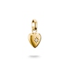Thumbnail Image 1 of Thomas Sabo 18ct Yellow Gold Plated Zirconia Star Heart Shaped Charm