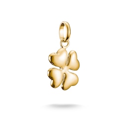 Thomas Sabo 18ct Yellow Gold Plated 3D Lucky Clover Charm