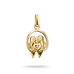 Thomas Sabo 18ct Yellow Gold Plated Lovebird Charm