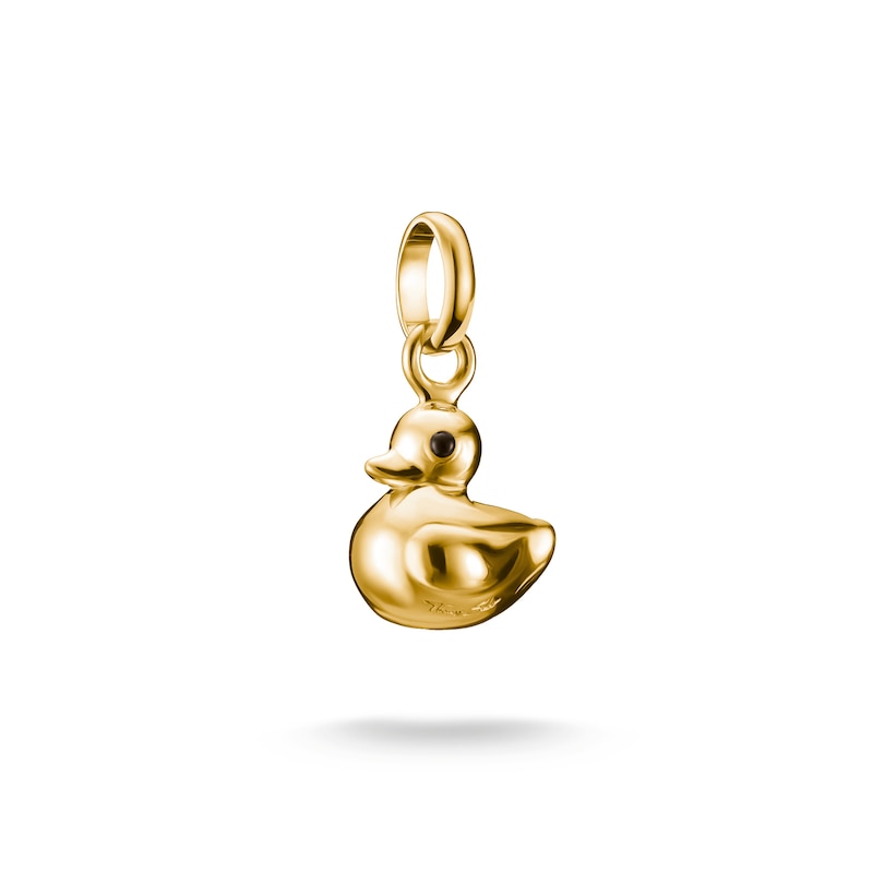 Main Image 1 of Thomas Sabo 18ct Yellow Gold Plated Duck Charm