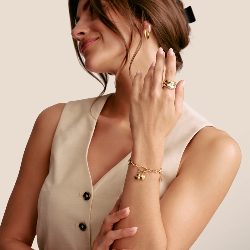 Main Image 3 of Thomas Sabo 18ct Yellow Gold Plated Duck Charm