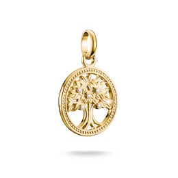 Thomas Sabo 18ct Yellow Gold Plated Tree of Love Charm