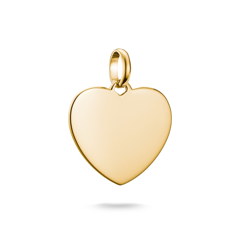 Main Image 1 of Thomas Sabo 18t Yellow Gold Plated Large Heart Connect Charm
