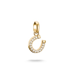 Thomas Sabo 18ct Yellow Gold Plated Horseshoe Connect Charm