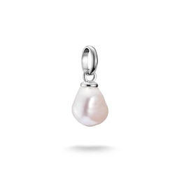 Thomas Sabo Sterling Silver Cultured Freshwater Pearl Connect Charm