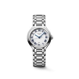 Longines PrimaLuna 30mm Silver Dial Stainless Steel Bracelet Watch