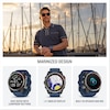 Thumbnail Image 3 of Garmin Quatix 8 Marine 47mm Amoled Blue Silicone Strap Watch