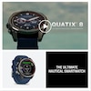 Thumbnail Image 8 of Garmin Quatix 8 Marine 51mm Amoled Blue Silicone Strap Watch