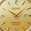 Thumbnail Image 5 of Seiko Presage ‘Eggnog’ Diamond-set 30mm Cocktail Time Gold Tone Watch
