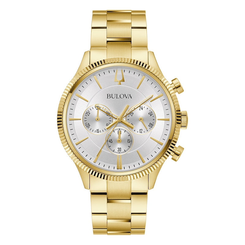 Main Image 1 of Bulova Classic 42mm Chronograph Gold Tone Bracelet Watch
