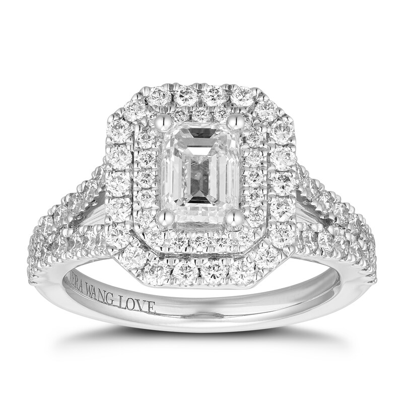 Vera Wang 18ct White Gold 1.95ct Total Diamond Ring