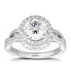 Thumbnail Image 0 of Vera Wang 18ct White Gold 1.95ct Total Diamond Halo Ring